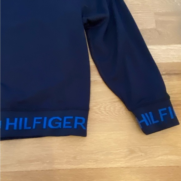 TOMMY HILFIGER Mens Andrew Crew Navy Sweatshirt / Size S - Picture 7 of 10